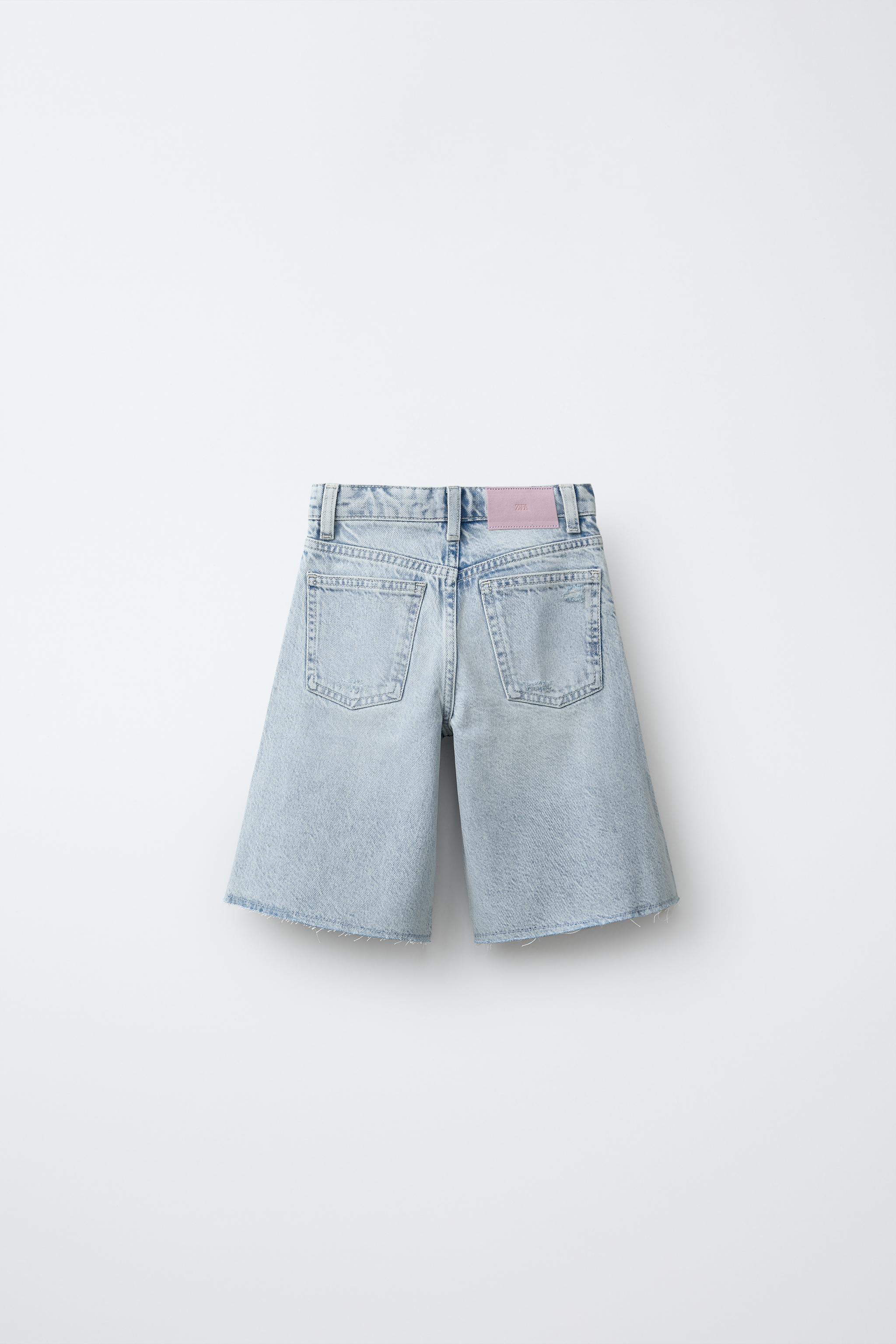 JEWELED DENIM SHORTS